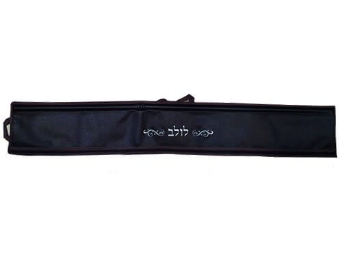 נרתיק מהודר ללולב דמוי עור "עיטורים" 116x19 ס"מ