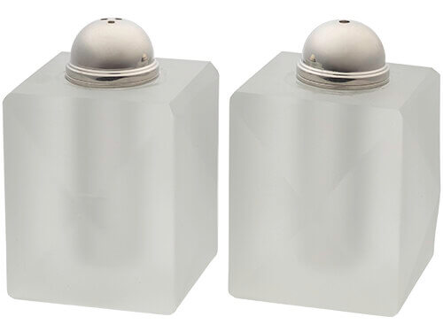 זוג מלחיות קריסטל מט 7 ס"מ | Crystal Salt & Pepper Set 7 cm - Matte