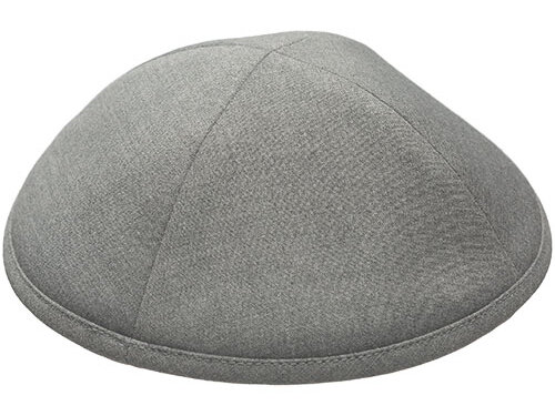 כיפה בד "ארט-מן" 16 ס"מ אפור | Fabric Kippah "Artman" 16 cm- Gray