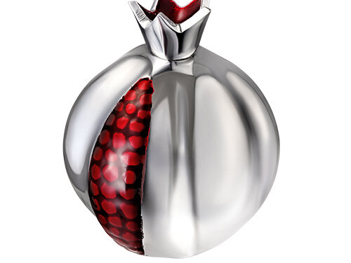 רימון מהודר מאלומיניום ציפוי כסף | Aluminium Pomegranate Silver Color