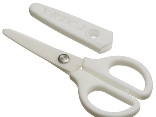 מספריים קרמיות לבן 14 ס"מ | White Ceramic Scissors 14 cm