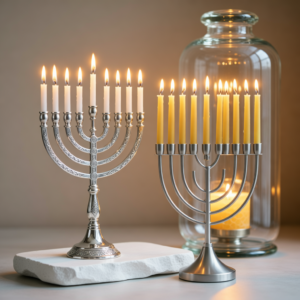 איך לבחור חנוכייה ובית חנוכייה: המדריך המלא לחנוכיות שמן, אלומיניום וכסף לקראת החג וחנוכת בית